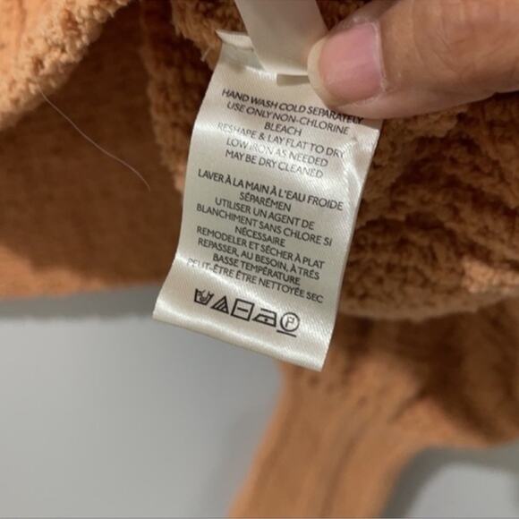 Free People Be Yours Pullover Camel Cowl Neck  Sweater Size S New with T… - Picture 9 of 12